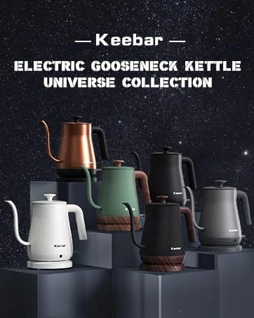 Gooseneck Kettle with Auto Shut Off — Electric Kettle, Keebar