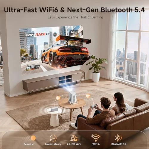 4K Outdoor Projector with WiFi and Bluetooth — Smart Projector, iSinbox