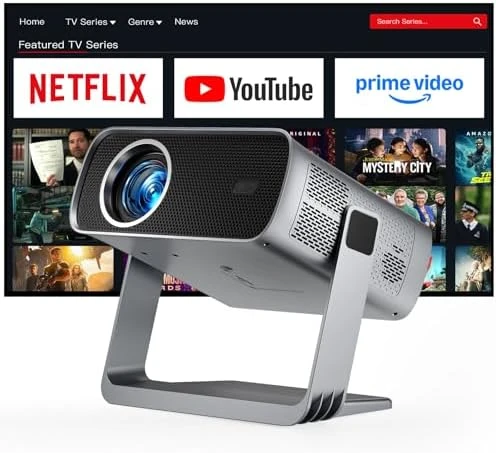 Black Smart Mini Projector with WiFi and Bluetooth — Smart Projector, XuanPad