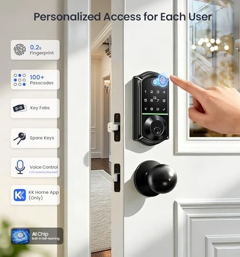 Fingerprint Smart Door Lock — Smart Lock, Veise