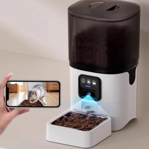 Smart Pet Feeder with Camera — Automatic Pet Feeder, Generic