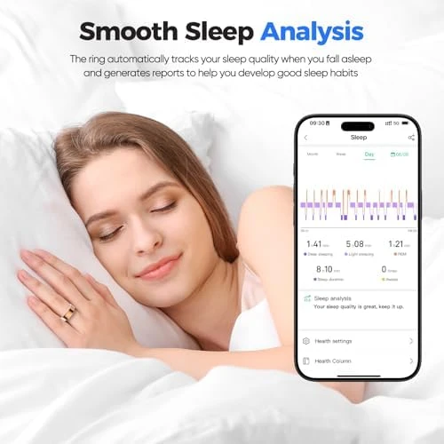 Smart Ring - Fitness & Health Tracker with Sleep/Exercise Monitoring — Smart Ring, BIEMHA