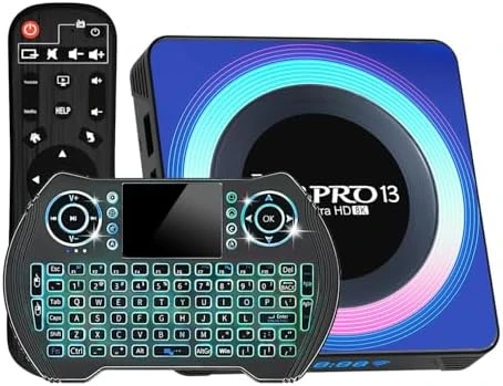 Android TV Box 8K UHD — Smart TV, Upvivi