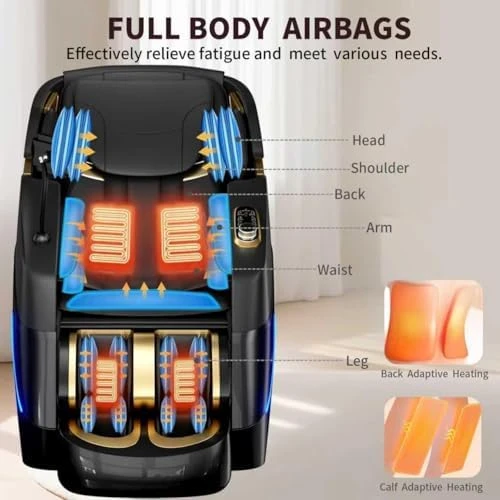Full Body Massage Chair with Zero Gravity and 3D SL-Track — Massage Chairs, Dr.hiumi