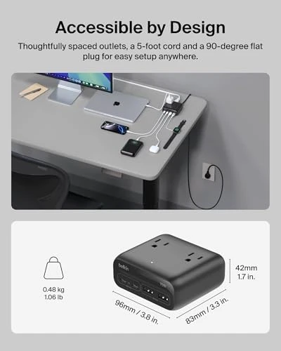 GaN Charging Station 70W, 7-in-1 — Power Bank, Belkin