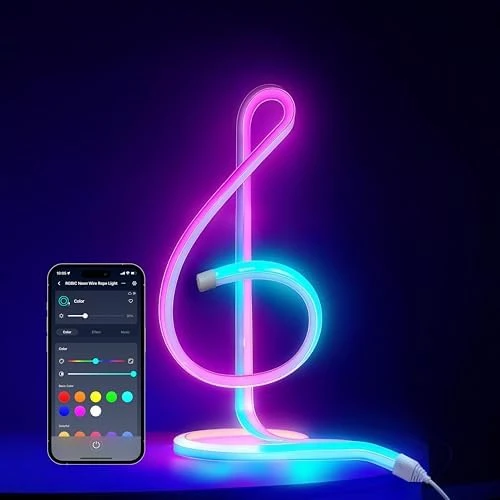 RGBIC Neon Rope Light, 5M Matter-Certified Neon Strip Lights — LED Strip Lights, SwitchBot