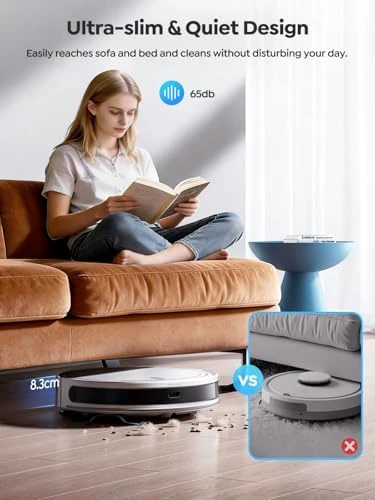 Robot Vacuum and Mop, 3-in-1 Robotic Vacuum Cleaner with Schedule, 5000Pa Suction, LiDAR Navigation & Smart Mapping, 150... — Robot Vacuum, Vyzzle