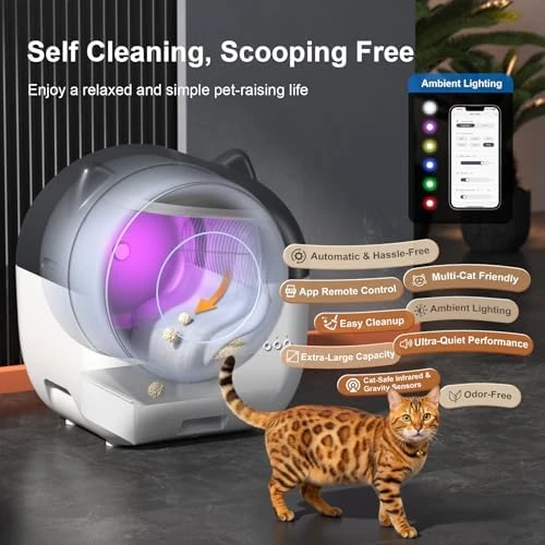 Self Cleaning Litter Box — Self-Cleaning Litter Box, EYESUN