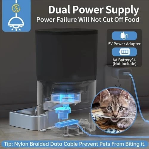 Smart Pet Feeder with Camera — Automatic Pet Feeder, gaosanjin