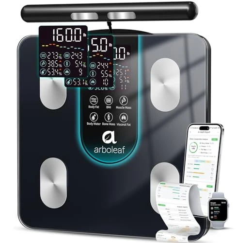 Smart Scale with 8-Electrode Dual-Frequency Analysis — Smart Scale, Arboleaf