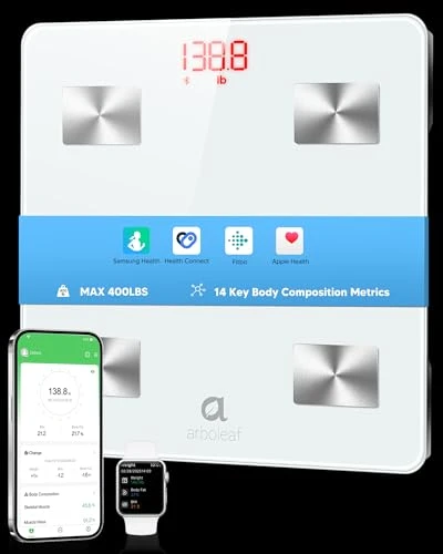 Smart Scale with 8-Electrode Dual-Frequency Analysis — Smart Scale, Arboleaf