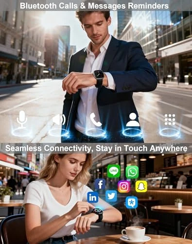Smart Watch with 1.85" HD Display — Smart Watch, Eigsupia