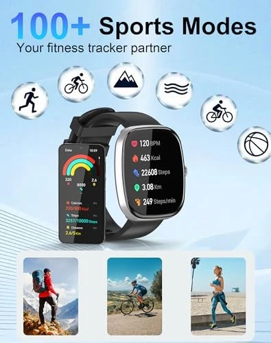 Smart Watch with 1.85" HD Display — Smart Watch, Eigsupia
