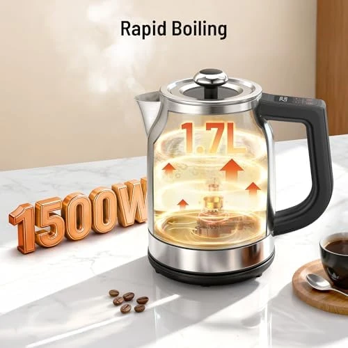 Temperature Control Electric Kettle, 1.7L 1500W — Electric Kettle, PARIS RHÔNE