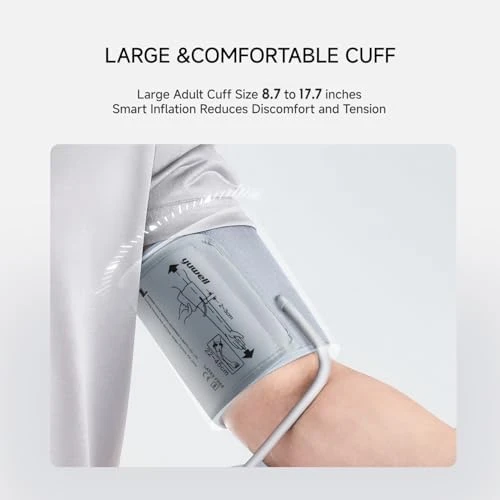 Blood Pressure Monitor with Large Upper Arm Cuff — Blood Pressure Monitor, Yuwell