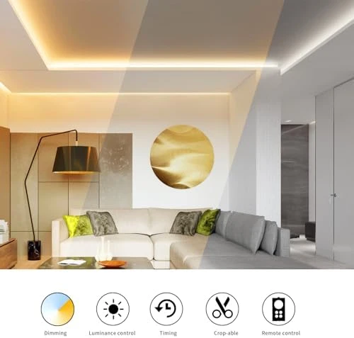 COB LED Strip Lights, Tunable White 2700K-6500K — LED Strip Lights, HAGILE