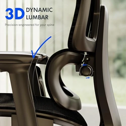 Ergonomic Office Chair with Footrest — Smart Chairs, FLEXISPOT