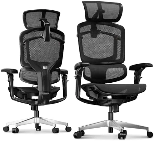 Ergonomic Office Chair with Footrest — Smart Chairs, FLEXISPOT