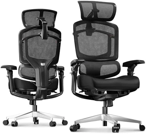 Ergonomic Office Chair with Footrest — Smart Chairs, FLEXISPOT