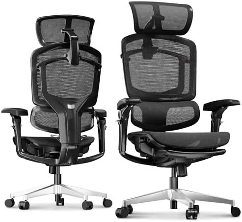 Ergonomic Office Chair with Footrest — Smart Chairs, FLEXISPOT