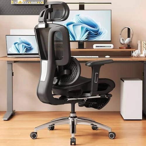 Ergonomic Office Chair with Footrest — Smart Chairs, Vonesse