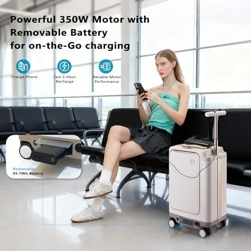 Smart Electric Rideable Suitcase Scooter — Electric Scooter, Pirtecin