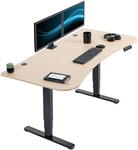 Electric Dual Motor Sit Stand Desk — Standing Desk, VIVO