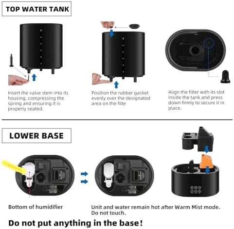 6L Top Fill Humidifier with Warm and Cool Mist — Humidifier, Coolfiqu