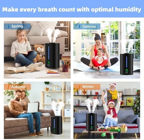 6L Top Fill Humidifier with Warm and Cool Mist — Humidifier, Coolfiqu