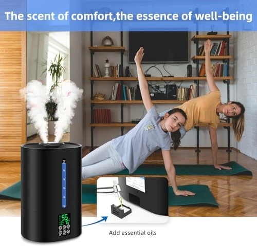 6L Top Fill Humidifier with Warm and Cool Mist — Humidifier, Coolfiqu