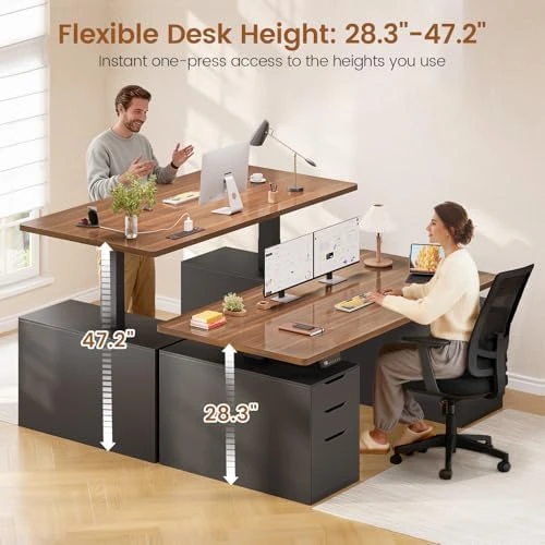 Electric Standing Desk with 6 Drawers — Standing Desk, SEDETA