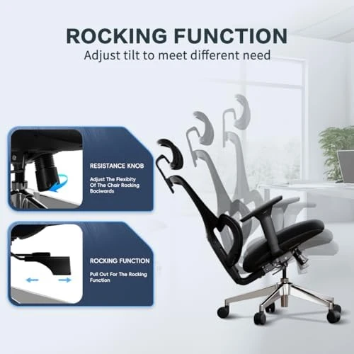 Ergonomic Mesh Office Chair — Smart Chairs, Jacia House