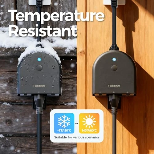 Outdoor Smart Plug Waterproof — Smart Plug, TESSAN