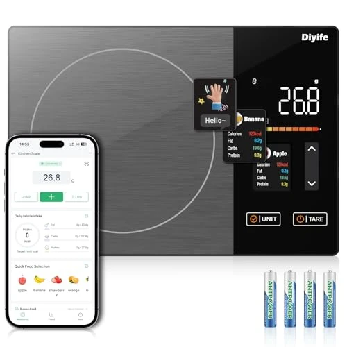 Smart Nutrition Food Scale with TFT Display — Smart Scale, Diyife