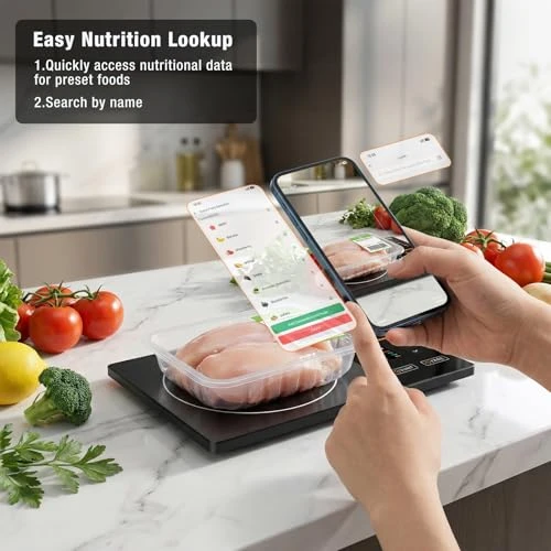 Smart Nutrition Food Scale with TFT Display — Smart Scale, Diyife