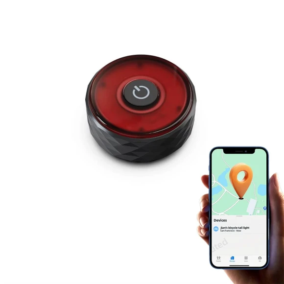 Smart Brake Taillight with Positioning — Smart Bike Light, CYCLAMI