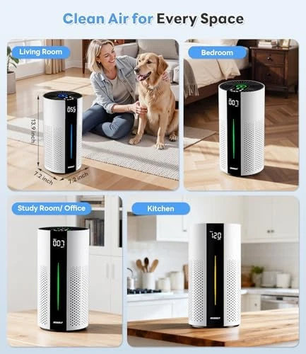 Air Purifier for Large Room up to 1800 Ft² — Air Purifier, ECOSELF