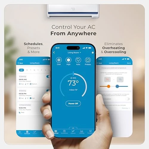 Breez Max Smart AC Controller — Smart Thermostat, Cielo