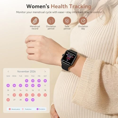 1.85" HD Touch Screen Fitness Tracker with Bluetooth Calling & Alexa — Smart Watch, iBesi