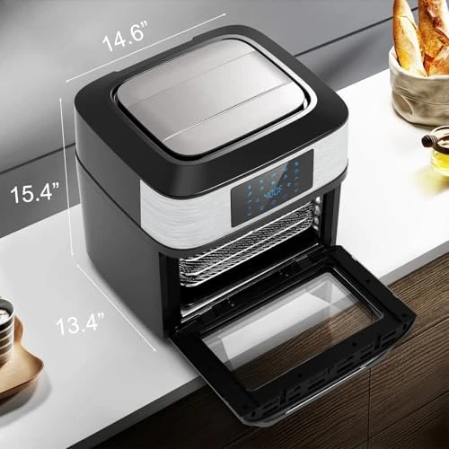 Air Fryer Oven Large 20 QT, 10-in-1 Toaster Oven Air Fryer Combo with Window for Family — Air Fryer, Gluck