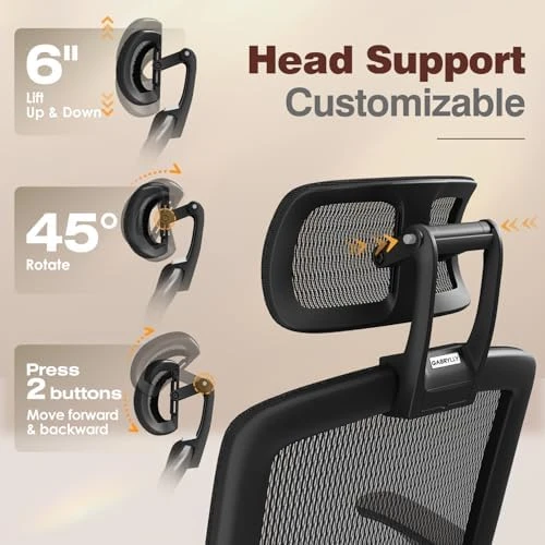 Ergonomic Office Chair with Footrest — Smart Chairs, GABRYLLY