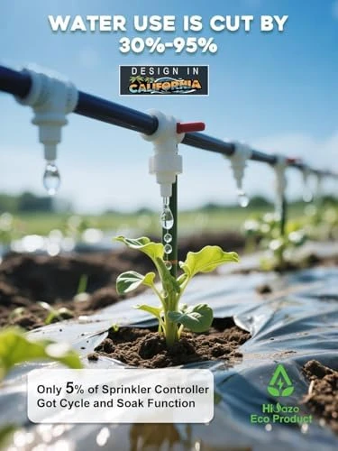Outdoor Smart Sprinkler Controller with Protector — Irrigation System, HiOazo