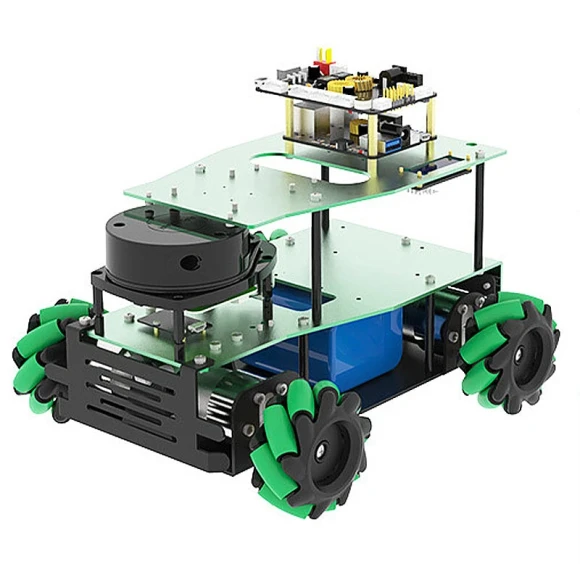 ROS2 Robot Smart Car with Mecanum Wheel Electronic Learning Kit — Humanoid Robot, Yahboom
