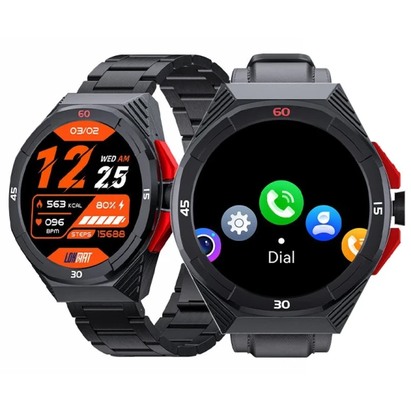 Smart Watch with Health Monitoring and Bluetooth Calling — Smart Watch, LOKMAT