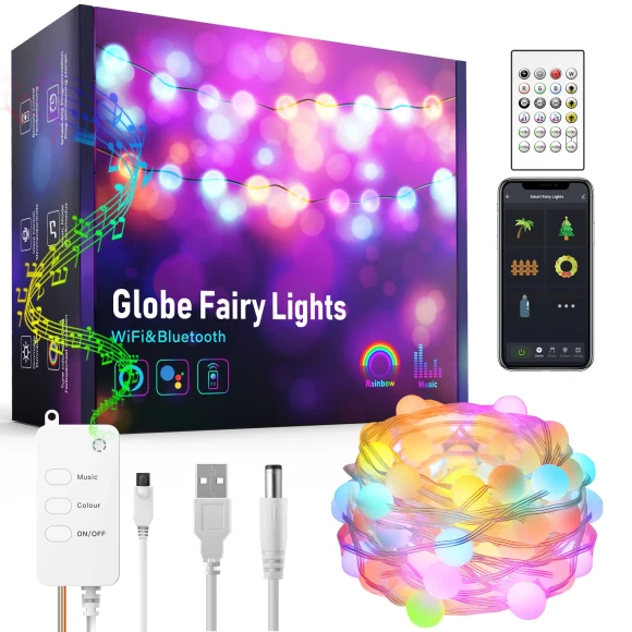 Smart WiFi Bluetooth LED Light String — LED Strip Lights, RSH