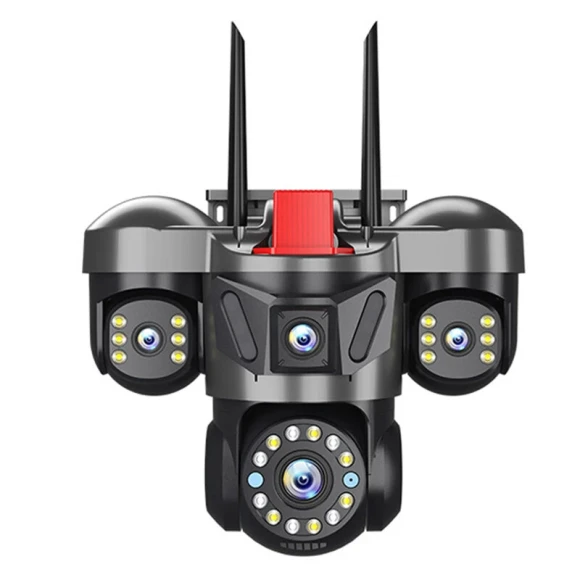 Triple Lens Security Camera Wireless Outdoor — Security Camera, Guudgo