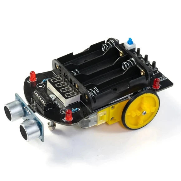 Ultrasonic Obstacle Avoidance Car Tracking Ranging Robot Programming DIY Car Kit — Humanoid Robot