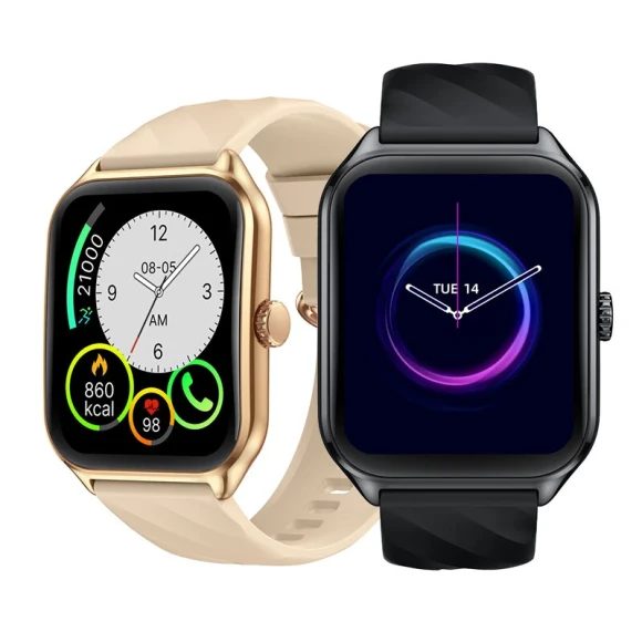 Ultra-Slim Bluetooth Call Heart Rate Blood Oxygen Monitor Sleep Monitoring Smartwatch — Fitness Tracker, Zeblaze