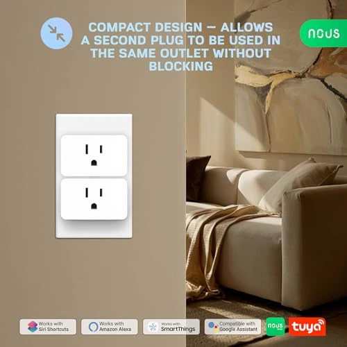 5 GHz Wi-Fi Smart Plug with Energy Monitoring — Smart Plug, NOUS