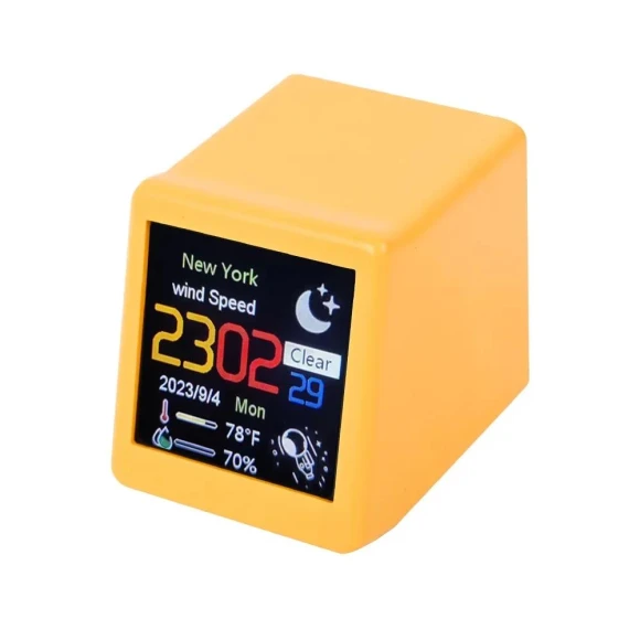 Mini Size Smart WIFI Weather Station Clock, Serene Homes